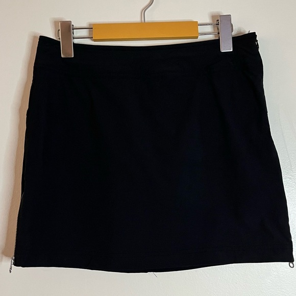 Athleta Black Zip Pocket Athletic Skort Women’s Size 2 Lightweight Performance - Picture 14 of 16